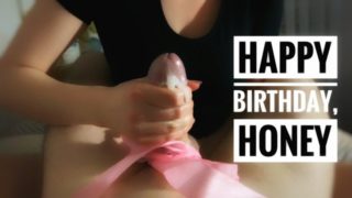 Thats a sensitive tip + blocked cumshot + 