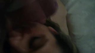 Girlfriend recives a huge cumshot after blowjob and balls sucking! POV