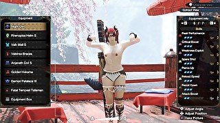 Monster Hunter Rise  Nude Mod  Apex Rathian Speedrun  Light Bowgun 5:35