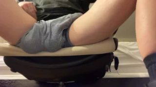 Pretending I have a huge cock and balls