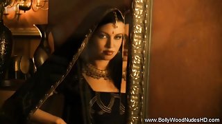 Brunette Babe Slowly Undressing