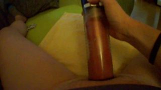 Mit der Penispumpe meinen Schwanz auf 20x6 gesaugt