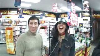 Horn-mad pornstar Daisy wanders in the shop to be fucked hard tonight