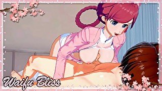 Nurse Joy titty fucks a guy until he cums on her tits - Pokemon Hentai