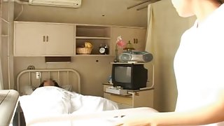 Hard fuck and a creampie for delicious naughty nurse