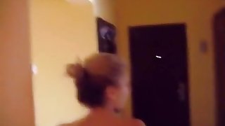 Petite blonde Mihaele ready to gag