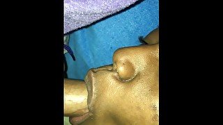 girl sucking wet juicy dick in back of truck taking all commands from Kingstudiobest