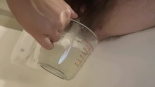 Bladder measurement pissing