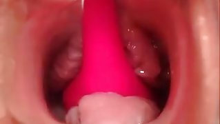 Pregnant and playing with pussy