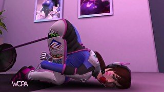 [WOPA] - D.VA LIVE, SURPRISED AT HOME BY ONE OF THE SUBSCRIBERS.