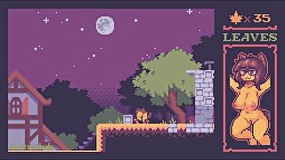 Lewd Leaf Ecstasy [Psychedelic Hentai game] Ep.2 Molly naked walk in the forest