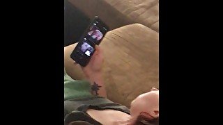 Spying on step-sister masturbating!!