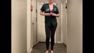 Sexy little teen strips 