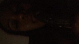 Incredible hands free deepthroat YUMMY cum swallow (must see)