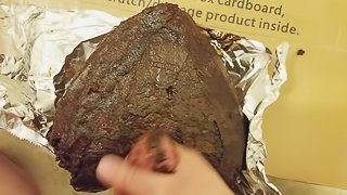 Romancing My Chocolate Heart-Shaped Booty Cake For VDay2018