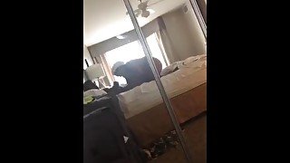 Woke him up with some sloppy!