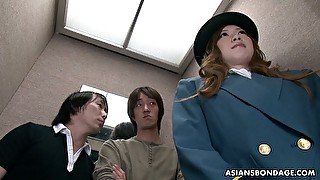 Libidinous Asian babe Aimi Ichijo gets her closeup pussy finger fucked