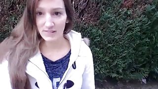 Sexygirl blows outdoor