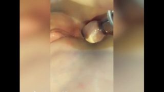 Fucking my ass and showing how wet I am