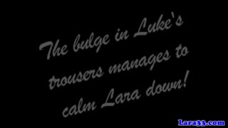 Lingerie wearing mature pleasuring bloke