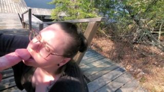 Cum to the Cottage (Risky BJ and Facial at the Public Docks)