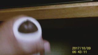 Taking my new masturbator for a test drive