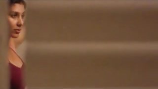 Indian gorgeous babe spied through the window