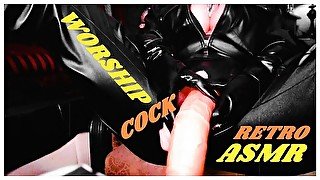 ASMR RETRO COCK 4K - Sissy Training Cocksucking Brainwash Dick Worship Feminization JOI