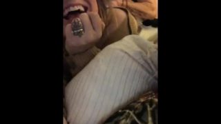 Smiley Milkymama lazy afternoon fuck sesh with step son 