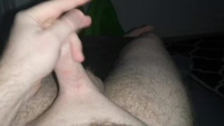 Dude masterbating alone