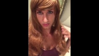 Crossdresser Checking Herself Out (Loop)