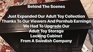 Our Always Expanding Adult Toy Collection Thanks To Our Viewers And Pornhub Earnings