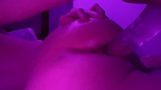 Femboy with perfect ass takes long dildo deep and hard