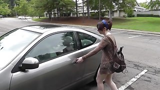 Drilled and Cum discharged his girlfriend in the forest