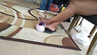 Furry Slides Shoeplay