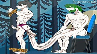 Hentai monster cock outside gay cartoon sex