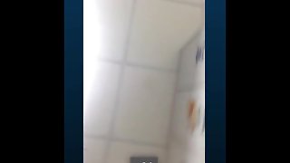 Chubby and big boobs nurse masturbating after works