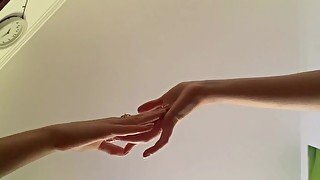 I feel fireworks inside myself when he touches me