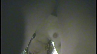 Seductive full back panty view from amateur in dressing room