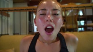 Sweat Fetish! Full Sweat Face Close Up Orgasm :)