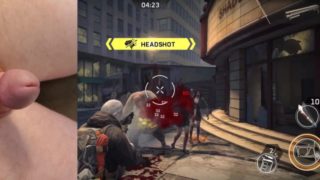 Playing video game with my dick out