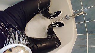 Fully Clothed Shower After Pissing Myself Multiple Times