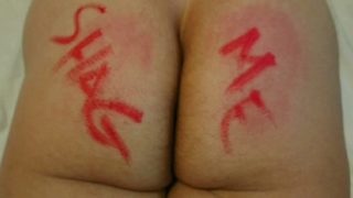 He spits on me slaps my ass and ties me up and fucks me 