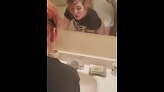 Quickie in the bathroom