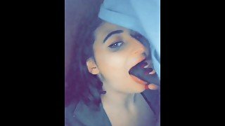 Gia Ali sucks Bosses BBC