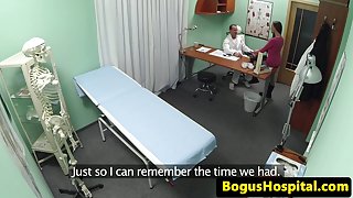 Real spycam amateur licked out by her doctor