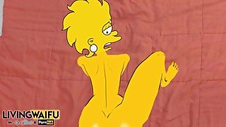 ADULT LISA SIMPSON PRESIDENT - 2D Real Cartoon Big ANIMATION Ass Booty Hentai Cosplay SIMPSONS sex