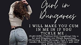 ASMR  I'll make you cum deep inside my pussy  Audio Porn  Tickles  Laughing