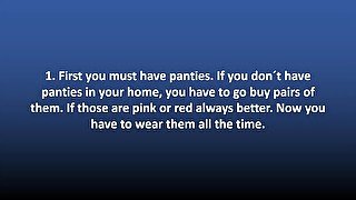 Sissy instruction tasks