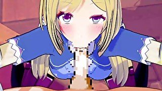 【ホロライブ アキローゼンタール(私服)】アキローゼンタール(私服)がフェラチオで搾り取ってくれるだけ